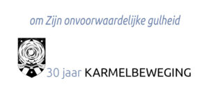 banner bij 30 jaar Karmelbeweging